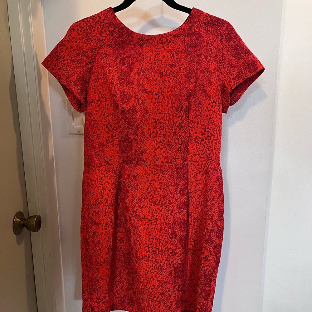 Topshop Boutique Exposed Zipper Cut Out Dress